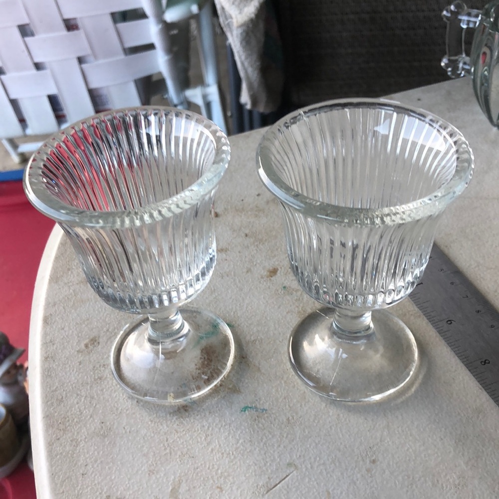 Vintage glassware
